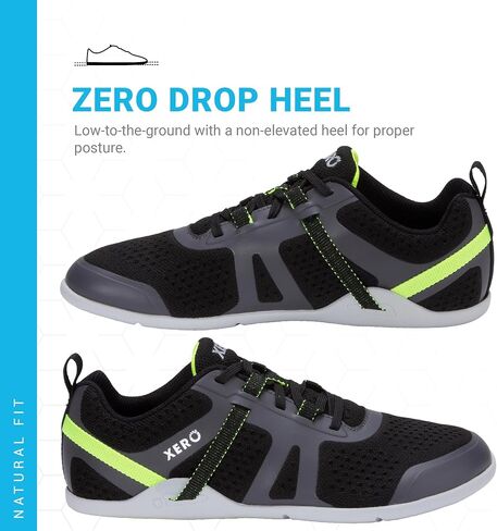 Xero Shoes — Prio Neo Men's Shoes — Athletic, Lightweight, Performance Cross-Trainer for Walking, Running, Tennis, Pickleball Sneakers for Men — Asphalt/Black, Size 6.5 in Saudi Arabia