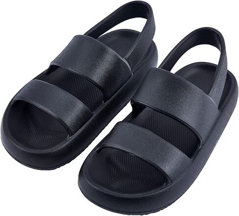 AUSLAND Women's Waterproof Sandals with Cloud Platform Sole Non-Slip Hiking & Sport Sandals w/Back Strap Water Shoes for Women Outdoor Summer 90121 in Saudi Arabia
