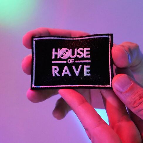 قبعة دلو LED بجيب رقعة سرية - رقع قابلة للتخصيص بخطاف وحلقة (قابلة للإزالة) - قبعة المهرجان للرجال والنساء - قبعة دلو بتصميم قوس قزح in Kuwait