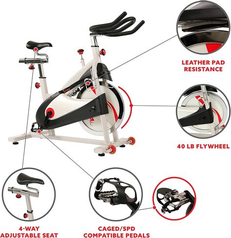 Sunny Health & Fitness Premium Indoor Cycling Exercise Bike in Saudi Arabia
