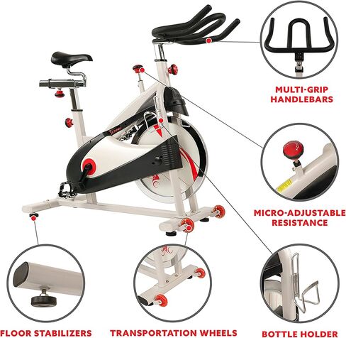 Sunny Health & Fitness Premium Indoor Cycling Exercise Bike in Saudi Arabia