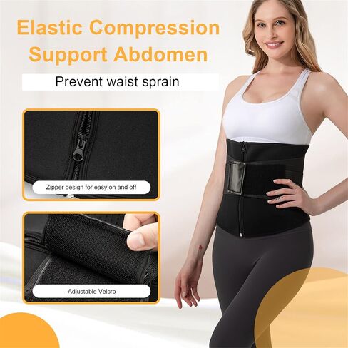 Portzon Waist Trainer For Women Lower Belly Fat,Corset Waist Trainer Plus Size Weight Loss Under Clothes in Saudi Arabia