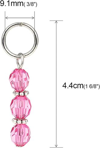 Villages Marketplace Car auto rear view mirror hanger bling, car charm (Pink and Gold, Kitty and Glitter Car Charm Rear View Mirror Hanger) in Saudi Arabia
