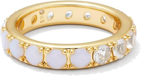 Kendra Scott Chandler Band Ring Gold White Opalite Mix 6 in Saudi Arabia
