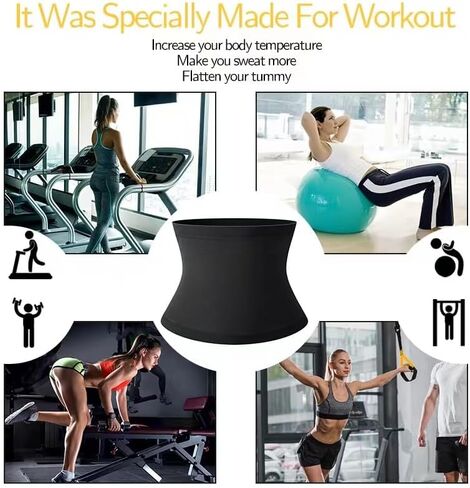 باري بيسيتش مدرب الخصر للنساء، مشذبات الخصر خالية من النيوبرين، حزام التنحيف الساونا، زيادة التعرق أثناء التمرين! in Kuwait
