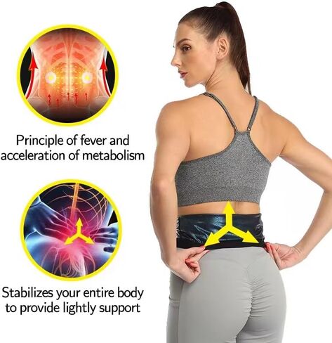 باري بيسيتش مدرب الخصر للنساء، مشذبات الخصر خالية من النيوبرين، حزام التنحيف الساونا، زيادة التعرق أثناء التمرين! in Kuwait