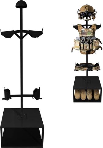 حامل معدات تكتيكية من مونتيكس، حامل سترة تكتيكية، حامل معدات عسكرية، حامل معدات الشرطة، فولاذ عالي التحمل، أسود in Kuwait