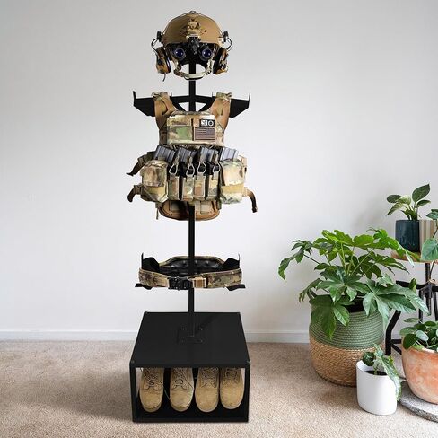 حامل معدات تكتيكية من مونتيكس، حامل سترة تكتيكية، حامل معدات عسكرية، حامل معدات الشرطة، فولاذ عالي التحمل، أسود in Kuwait