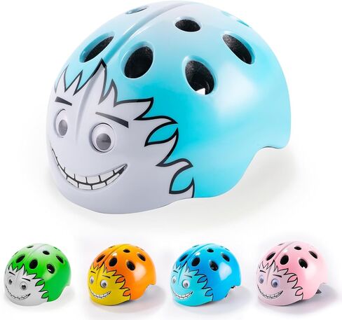 Toddler Helmet, SIFVO Toddler to Kids Bike Helmet with 2 Sets Pads, Boys and Girls Bike Helmet for Kids 2-12, Kids Helmet for Multisport Adjustable and Lightweight 46-56cm in Saudi Arabia