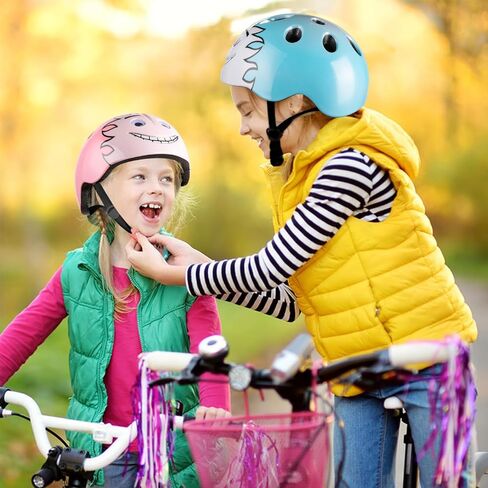 Toddler Helmet, SIFVO Toddler to Kids Bike Helmet with 2 Sets Pads, Boys and Girls Bike Helmet for Kids 2-12, Kids Helmet for Multisport Adjustable and Lightweight 46-56cm in Saudi Arabia