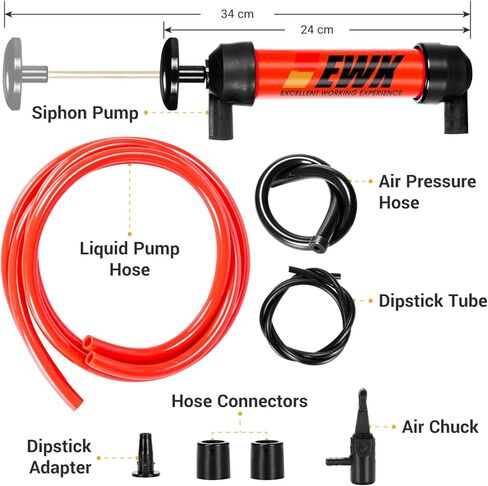 مجموعة مضخة نقل الوقود سيفون متعددة الاستخدام من EWK لمستخرج الغاز والزيت والسوائل والسوائل in Kuwait