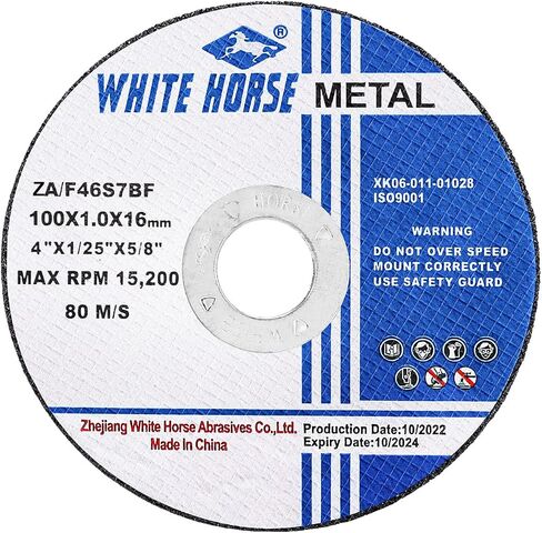 TRAMULL Ultra Thin Cut Off Wheel 3'' x .04'' x 3/8'' for Metal and Stainless Steel Cutting, Type 1, Angle Grinder Uses (12 PCS) in Saudi Arabia