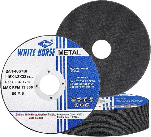 TRAMULL Ultra Thin Cut Off Wheel 3'' x .04'' x 3/8'' for Metal and Stainless Steel Cutting, Type 1, Angle Grinder Uses (12 PCS) in Saudi Arabia