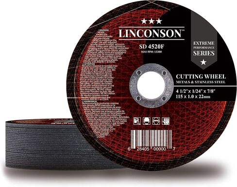 LINCONSON 50 Pack 5 Inch Cut Off Wheel for Metal & Stainless Steel Used On Angle Grinder 5"x1/24"x7/8" Depressed Center Disc (SD 5020DC) in Kuwait