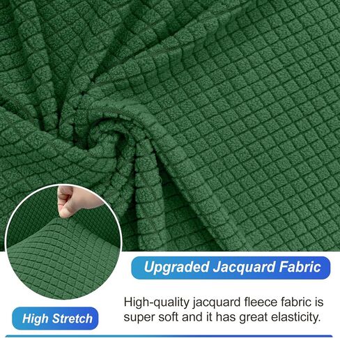 ALIECOM 100% Waterproof Reclining Sectional Couch Covers Jacquard Stretch 2-Piece Sectional Recliner Sofa Cover for Corner L Shaped Sofa Set Recliner Slipcovers Washable (1 Additional Seat, Gray) in Saudi Arabia