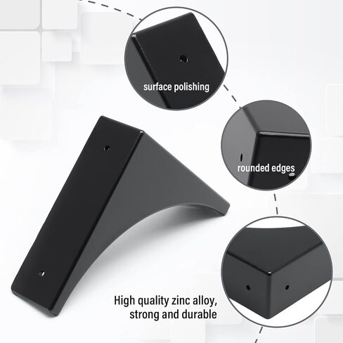 BokWin Gold Box Corner Protector Metal,4 Pcs 2.56 Inch Decorative Corner Brackets with Screws,Edge Guard for Box Furniture Table Shelf Cabinet in Saudi Arabia