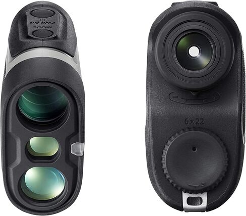 حزمة Nikon COOLSHOT 50i Golf Rangefinder (16760) مع 3 بطاريات CR2 إضافية وقطعة قماش للتنظيف - مقاومة للماء، مغناطيسية، تقنية قفل عصا العلم مع تعديل المنحدر - ملحقات الجولف للرجال in Saudi Arabia