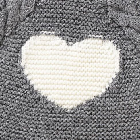 Neiwech Baby Boy Girl Romper 0-18 Months Heart Sleeveless Knit Jumpsuit Overalls Clothes for Newborn Infant in Saudi Arabia