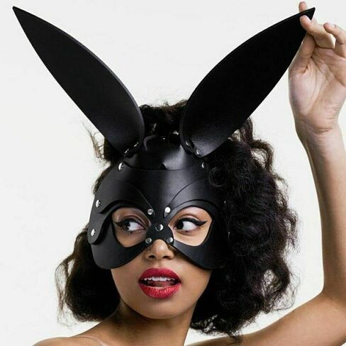 CHIRCOLS Women Leather Masks Masquerade Party Mask Half Face Mask for Cosplay Easter Costume Props Accessory in Saudi Arabia