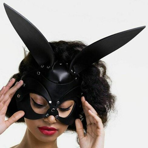 CHIRCOLS Women Leather Masks Masquerade Party Mask Half Face Mask for Cosplay Easter Costume Props Accessory in Saudi Arabia