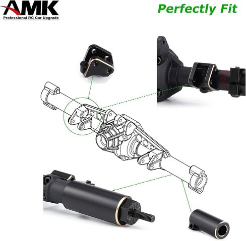 71g SCX10 II Brass Weights Link Mounts Shock Suspension Linkages Clamping Lockouts for Rear Axle for 1/10 RC Crawler AR44 Axial SCX10 Upgrades in Saudi Arabia