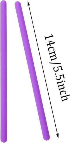 Penta Angel Silicone Stir Sticks 2Pcs Colorful Reusable Resin Stirring Rods for Epoxy Liquid Paint Facial Make Up Mixing Craft DIY (14cm, Sky Blue) in Saudi Arabia