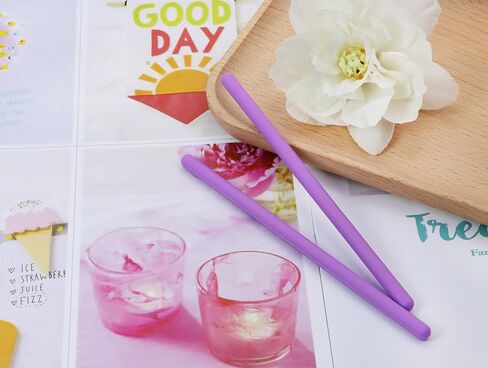 Penta Angel Silicone Stir Sticks 2Pcs Colorful Reusable Resin Stirring Rods for Epoxy Liquid Paint Facial Make Up Mixing Craft DIY (14cm, Sky Blue) in Saudi Arabia