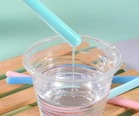 Penta Angel Silicone Stir Sticks 2Pcs Colorful Reusable Resin Stirring Rods for Epoxy Liquid Paint Facial Make Up Mixing Craft DIY (14cm, Sky Blue) in Saudi Arabia