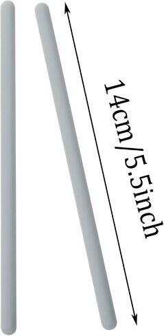 Penta Angel Silicone Stir Sticks 2Pcs Colorful Reusable Resin Stirring Rods for Epoxy Liquid Paint Facial Make Up Mixing Craft DIY (14cm, Sky Blue) in Saudi Arabia