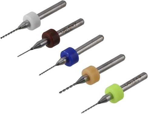 iuniq Print Circuit Board Drill Bits Circuit Board Hardware Processing 0.5-0.9mm 50pcs PCB Board Drill Bits Drilling Carbide Micro Drill Bit Jewelry in Saudi Arabia
