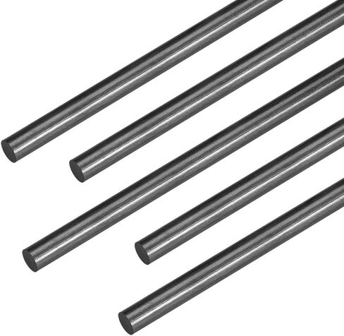 uxcell Carbon Fiber Bar Support Poles for RC Airplane DIY Craft 1mm Matte Pole US, 400mm 15.7 Inches, 5pcs in Saudi Arabia