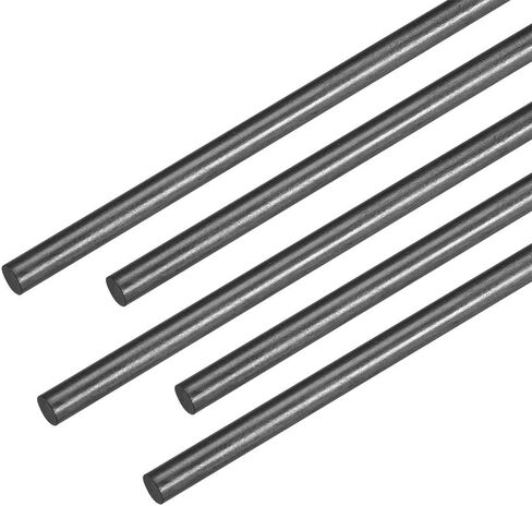 uxcell Carbon Fiber Bar Support Poles for RC Airplane DIY Craft 1mm Matte Pole US, 400mm 15.7 Inches, 5pcs in Saudi Arabia