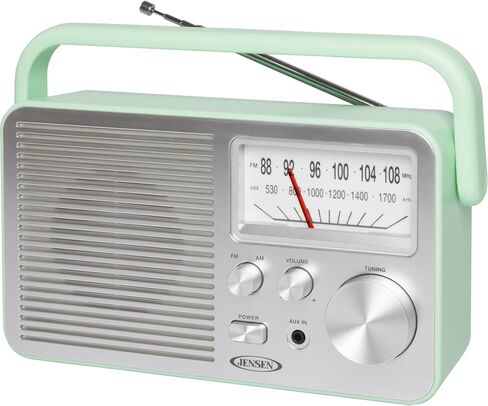 جنسن MR-750-GR MR-750 راديو AM/FM محمول (أخضر) in Saudi Arabia