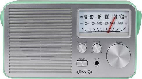 جنسن MR-750-GR MR-750 راديو AM/FM محمول (أخضر) in Saudi Arabia