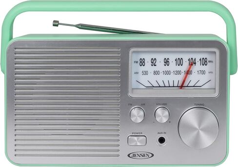 جنسن MR-750-GR MR-750 راديو AM/FM محمول (أخضر) in Saudi Arabia
