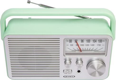 جنسن MR-750-GR MR-750 راديو AM/FM محمول (أخضر) in Saudi Arabia