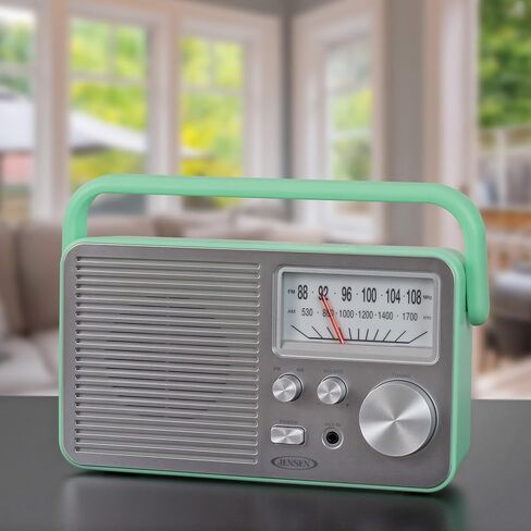 جنسن MR-750-GR MR-750 راديو AM/FM محمول (أخضر) in Saudi Arabia