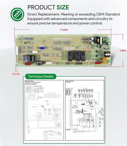 بديل لجهاز Samsung DE92-02588G Assy PCB Main، لوحة تحكم الموقد NX58F5300SS NX58F5500SB NX58F5500SW NX58F5500SS DE9202588G in Saudi Arabia