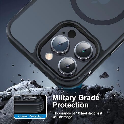 حافظة Gyizho مغناطيسية قوية شفافة لهاتف iPhone 11 [متوافقة مع MagSafe] [تم اختبار السقوط من الدرجة العسكرية] غطاء هاتف رفيع واقٍ مقاوم للصدمات 6.1 بوصة شفاف in Kuwait