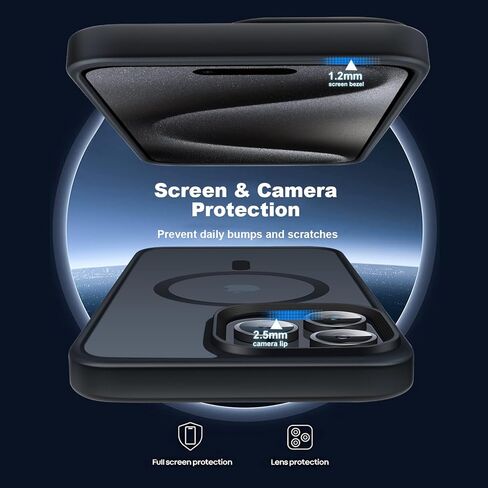 حافظة Gyizho مغناطيسية قوية شفافة لهاتف iPhone 11 [متوافقة مع MagSafe] [تم اختبار السقوط من الدرجة العسكرية] غطاء هاتف رفيع واقٍ مقاوم للصدمات 6.1 بوصة شفاف in Kuwait