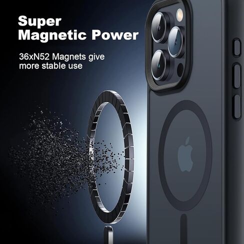 حافظة Gyizho مغناطيسية قوية شفافة لهاتف iPhone 11 [متوافقة مع MagSafe] [تم اختبار السقوط من الدرجة العسكرية] غطاء هاتف رفيع واقٍ مقاوم للصدمات 6.1 بوصة شفاف in Kuwait