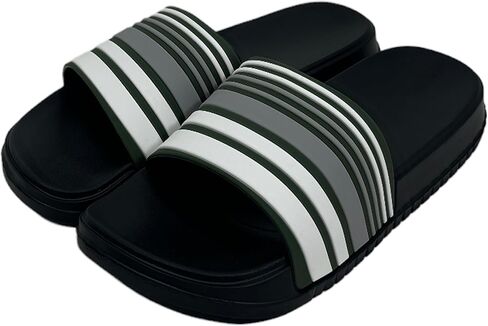79 S.C.I.I Men's Sport Slide Sandals Beach Home Indoor Outdoor Non Slip Shower Slippers in Saudi Arabia