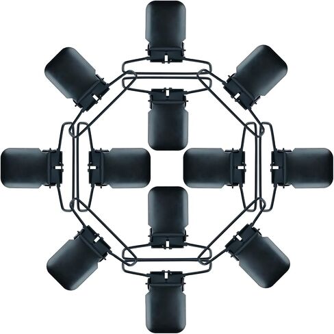 MELOTOUGH 2 inch Suspender Clip Black Plated Heavy Duty Suspender Clip with Plastic Gripping Teeth in Saudi Arabia