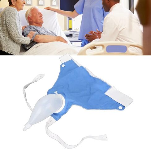 Urine Collector, Silicone Urine Connector Wearable Urine Bag with Pee Catheter Duct 1000ML 2000ML Travel Incontinence Bags Male Urinals for Men Elderly Urinary Incontinence Bedridden Patients in Saudi Arabia
