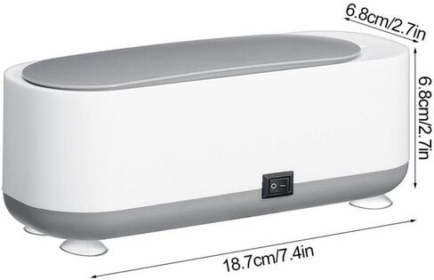 منظف ​​المجوهرات بالموجات فوق الصوتية، اهتزاز عالي التردد 45 كيلو هرتز، منظف بالموجات فوق الصوتية للمجوهرات، الخاتم، الأقراط، القلادة، النظارات، الفضة، الساعات، العملات المعدنية، شفرات الحلاقة، فرشاة المكياج in Kuwait