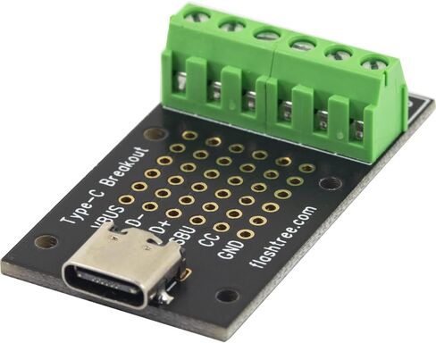 naughtystarts 5pcs USB Type A Female to Terminal Screw Adapter Board USB A Breakout Board 4 Pin Output 3.81mm / 0.15" Pitch in Saudi Arabia