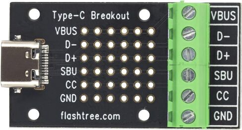 naughtystarts 5pcs USB Type A Female to Terminal Screw Adapter Board USB A Breakout Board 4 Pin Output 3.81mm / 0.15" Pitch in Saudi Arabia