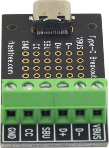 naughtystarts 5pcs USB Type A Female to Terminal Screw Adapter Board USB A Breakout Board 4 Pin Output 3.81mm / 0.15" Pitch in Saudi Arabia