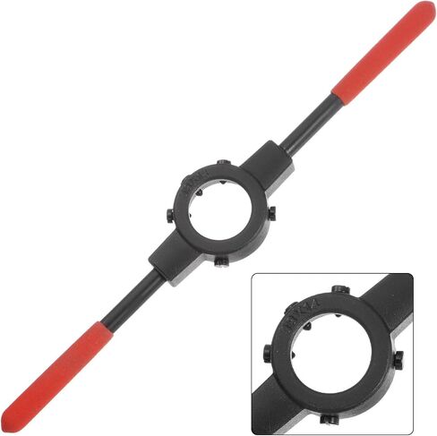 مفتاح ربط بمقبض من uxcell، لمتري M12-M14 (متري) / 1/2 بوصة - 9/16 بوصة (UNC/UNF) / قوالب مستديرة OD 38 مم، حامل قوالب خيوط 38 مم × 14 مم بمقبض بلاستيكي in Kuwait