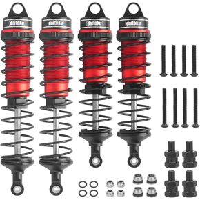 RC Car Shock, daitoku Shock Absorber Front & Rear for 1/8 Arrma Typhoon 6S Redcat FS/ZD Racing Buggy Truggy - Red in Saudi Arabia